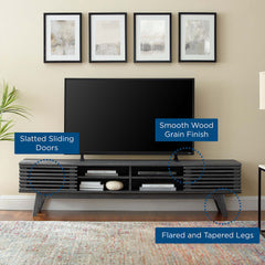 Render Charcoal 70" Entertainment Center TV Stand - Ornate Home