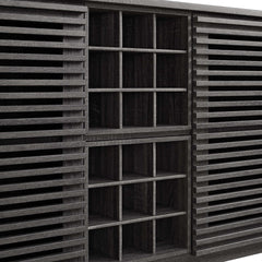 Render Charcoal Bar Cabinet - Ornate Home