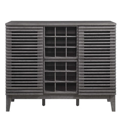 Render Charcoal Bar Cabinet - Ornate Home