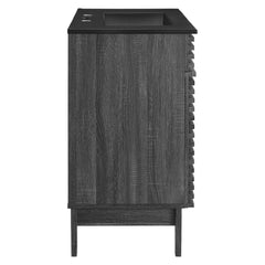 Render Charcoal/Black 30" Bathroom Vanity - Ornate Home