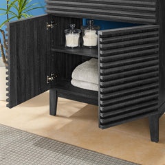 Render Charcoal/Black 30" Bathroom Vanity - Ornate Home