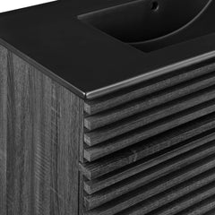 Render Charcoal/Black 36" Bathroom Vanity - Ornate Home