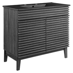 Render Charcoal/Black 36" Bathroom Vanity - Ornate Home