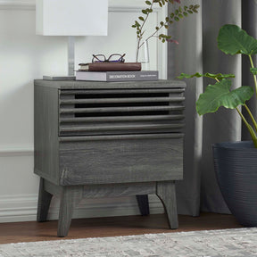 Render Charcoal Nightstand - 15x19" - Ornate Home