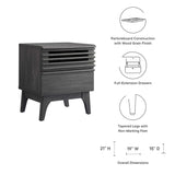Render Charcoal Nightstand - 15x19" - Ornate Home