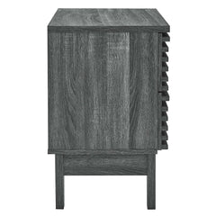 Render Charcoal Two-Drawer Nightstand - Ornate Home