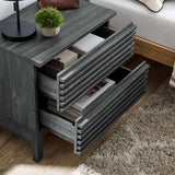 Render Charcoal Two-Drawer Nightstand - Ornate Home