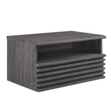 Render Charcoal Wall-Mount Nightstand - Ornate Home