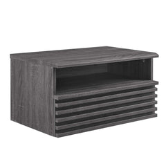 Render Charcoal Wall-Mount Nightstand - Ornate Home