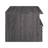 Render Charcoal Wall-Mount Nightstand - Ornate Home