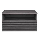 Render Charcoal Wall-Mount Nightstand - Ornate Home