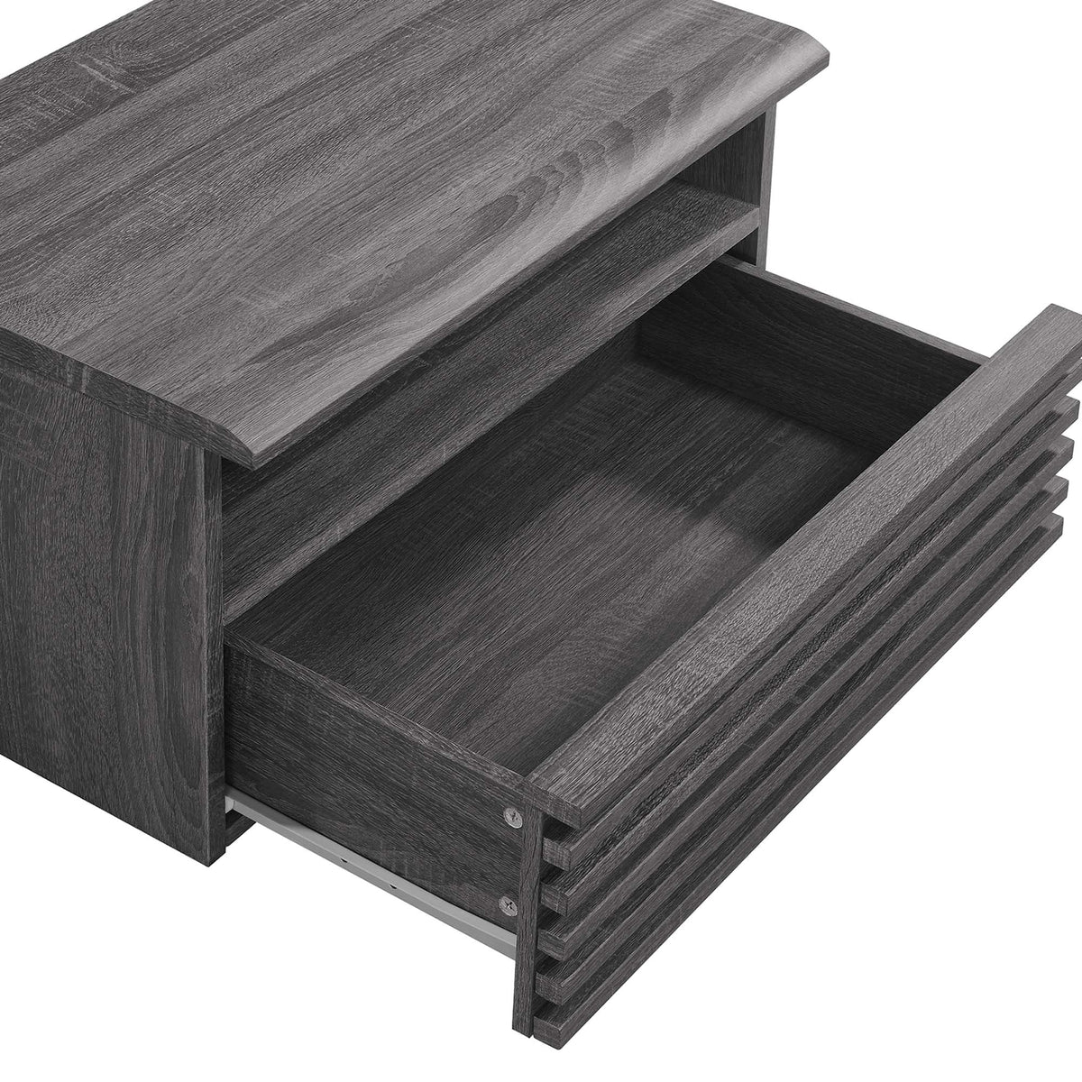 Render Charcoal Wall-Mount Nightstand - Ornate Home