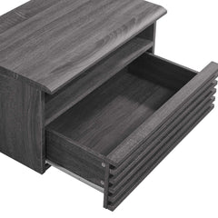 Render Charcoal Wall-Mount Nightstand - Ornate Home