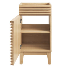 Render Oak 18" Bathroom Vanity Cabinet (Sink Basin Not Included) - Ornate Home