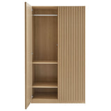 Render Oak 2-Door Wardrobe Closet - Ornate Home