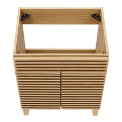 Render Oak 24" Bathroom Vanity Cabinet (Sink Basin Not Included) - Ornate Home