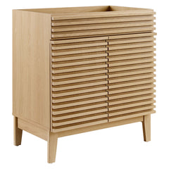 Render Oak 30" Bathroom Vanity Cabinet (Sink Basin Not Included) - Ornate Home
