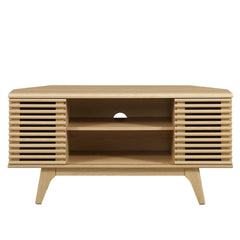 Render Oak 46" Corner TV Stand - Ornate Home