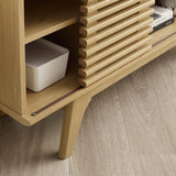 Render Oak 46" Corner TV Stand - Ornate Home