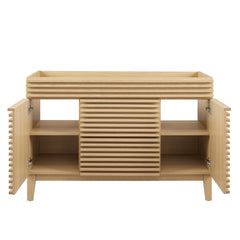 Render Oak 48" Single Sink Compatible (not included) Bathroom Vanity Cabinet - Ornate Home
