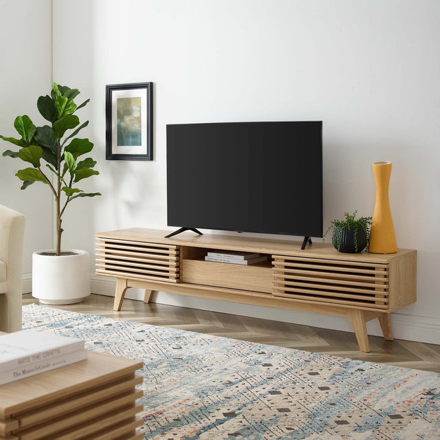 Render Oak 70" TV Stand - Ornate Home