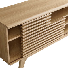 Render Oak 71" Media Console TV Stand - Ornate Home
