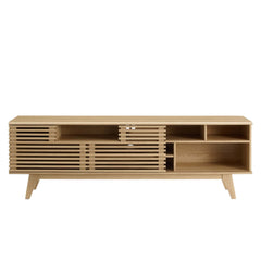 Render Oak 71" Media Console TV Stand - Ornate Home