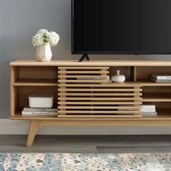 Render Oak 71" Media Console TV Stand - Ornate Home