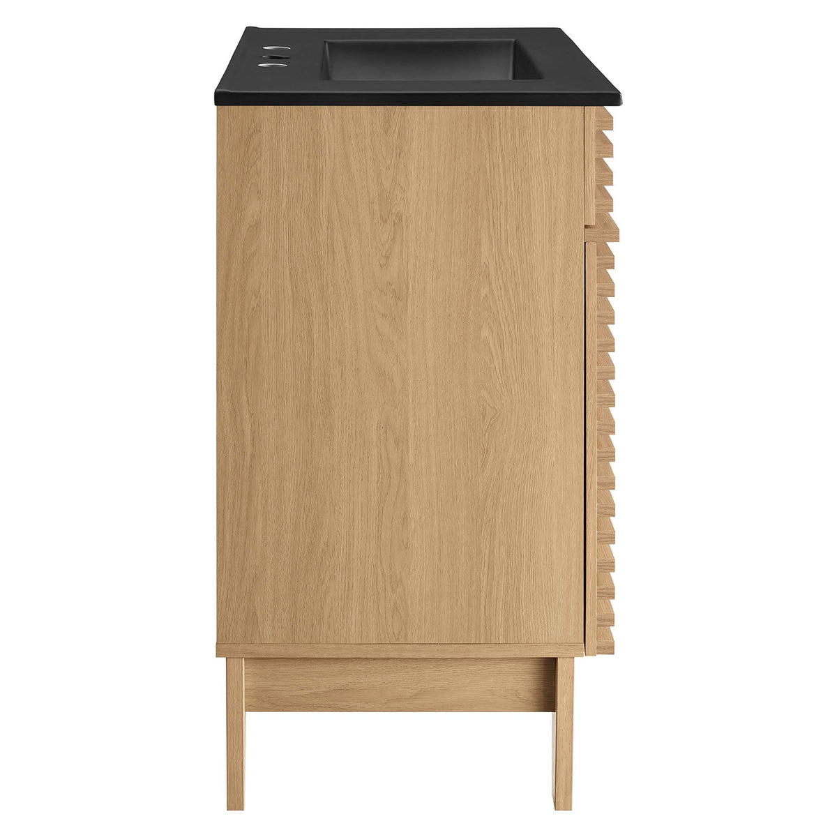 Render Oak/Black 30" Bathroom Vanity - Ornate Home