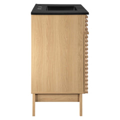 Render Oak/Black 36" Bathroom Vanity - Ornate Home