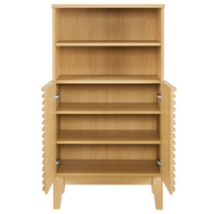 Render Oak Freestanding Bathroom Storage Cabinet - Ornate Home