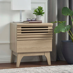 Render Oak Nightstand - 15x19" - Ornate Home