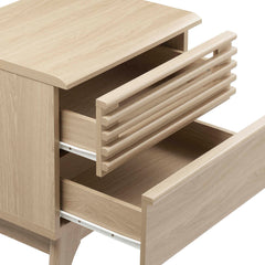 Render Oak Nightstand - 15x19" - Ornate Home