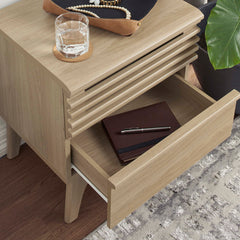 Render Oak Nightstand - 15x19" - Ornate Home