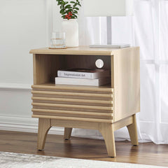 Render Oak Nightstand - 15x19x21" - Ornate Home