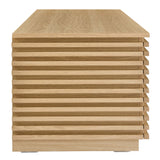 Render Oak Storage Bench - Ornate Home