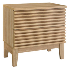 Render Oak Two-Drawer Nightstand - Ornate Home