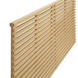 Render Oak Wall Mount King Headboard - Ornate Home