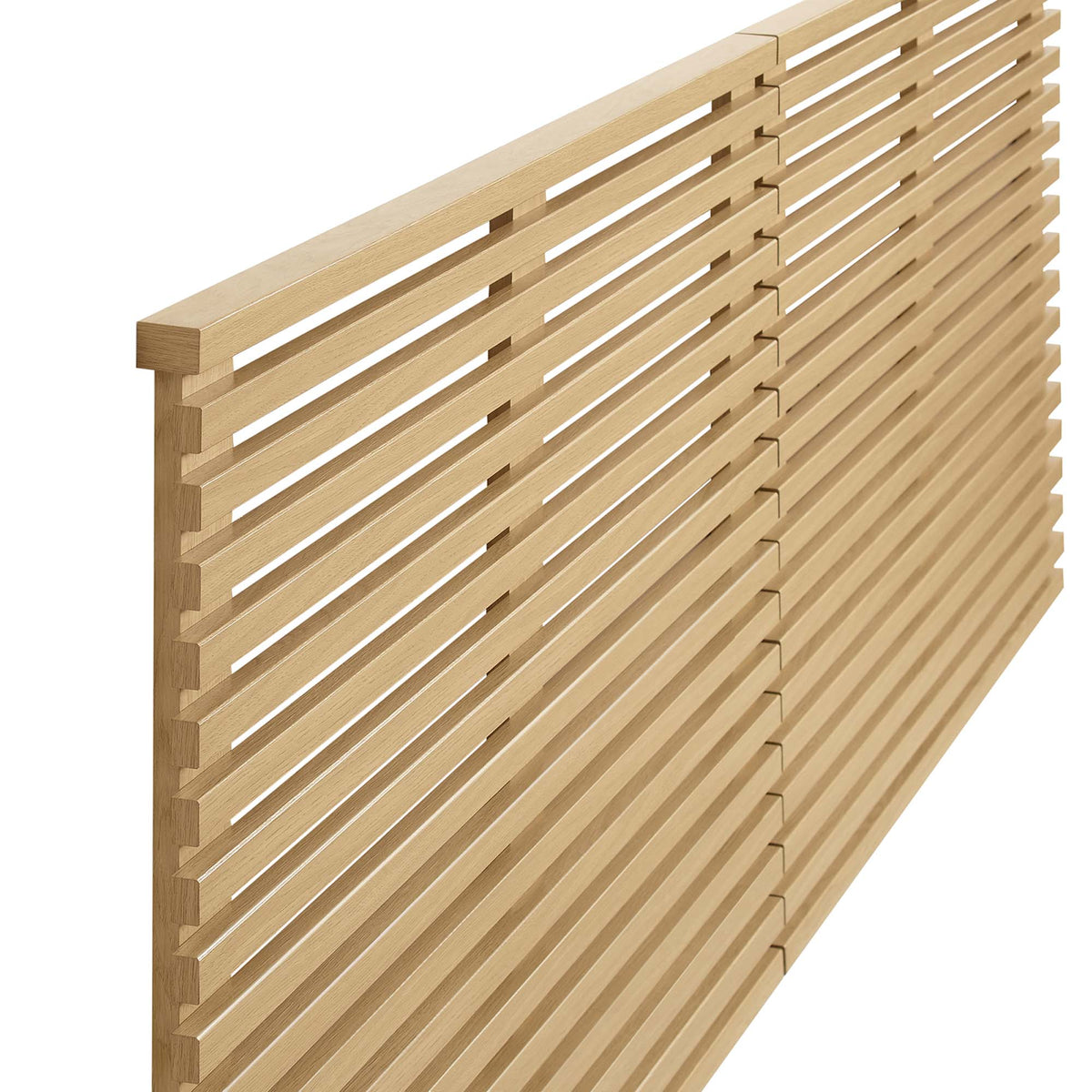 Render Oak Wall Mount King Headboard - Ornate Home