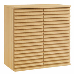 Render Oak Wall Mounted Bathroom Cabinet - Ornate Home