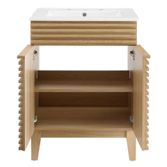Render Oak/White 24" Bathroom Vanity - Ornate Home