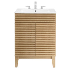 Render Oak/White 24" Bathroom Vanity - Ornate Home