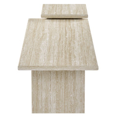 Render Travertine Nesting Coffee Tables (Set of 2) - Ornate Home