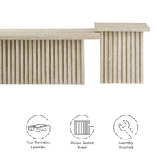 Render Travertine Nesting Coffee Tables (Set of 2) - Ornate Home