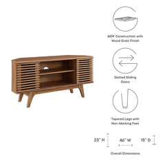 Render Wal 46" Corner TV Stand - Ornate Home