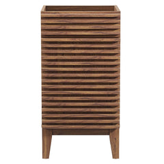 Render Walnut 18" Bathroom Vanity Cabinet (Sink Basin Not Included) - Ornate Home