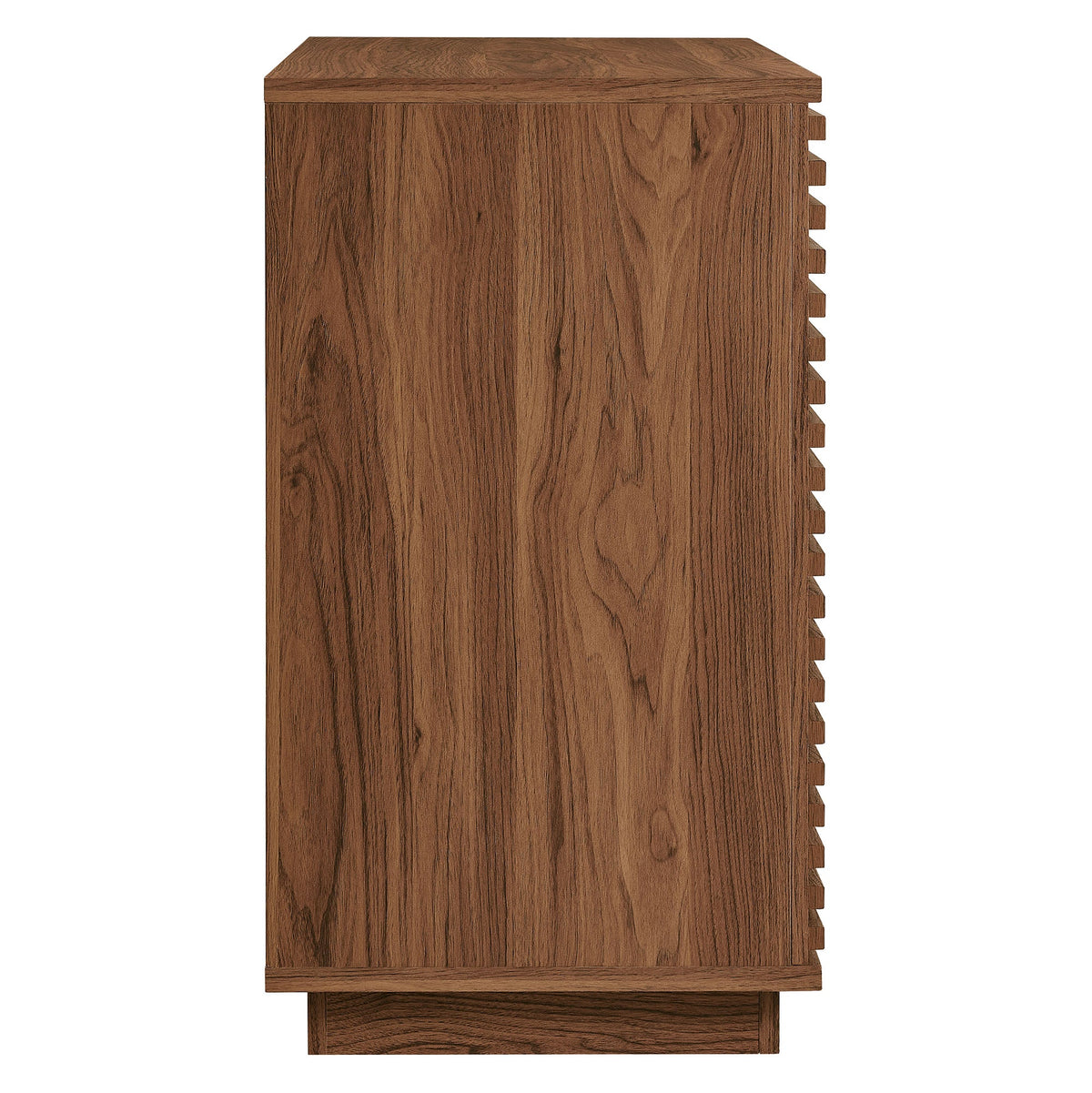 Render Walnut 2-Door Fluted Accent Cabinet - Ornate Home