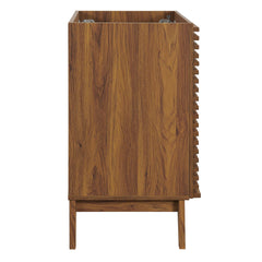 Render Walnut 24" Bathroom Vanity Cabinet (Sink Basin Not Included) - Ornate Home