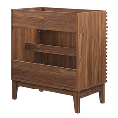 Render Walnut 30" Bathroom Vanity Cabinet (Sink Basin Not Included) - Ornate Home