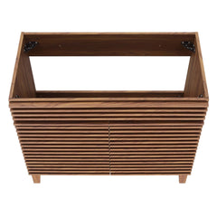Render Walnut 36" Bathroom Vanity Cabinet - Ornate Home